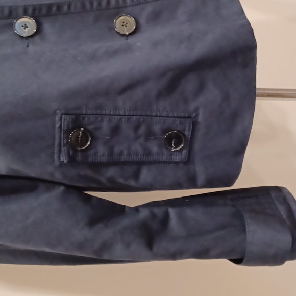 Jacob Navy Cotton Blend Spring Jacket- Sz. XS - Picture 5 of 12
